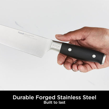 Ninja K32006UK Foodi StaySharp Knife Block with Integrated Sharpener 6-Piece Set