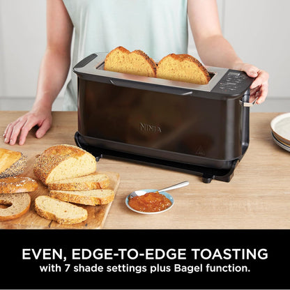 Ninja ST200UK Foodi 3-in-1 Toaster, Grill & Panini Press, Black